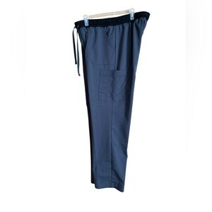 Scrubstar women’s pewter scrub pants 5 pockets large